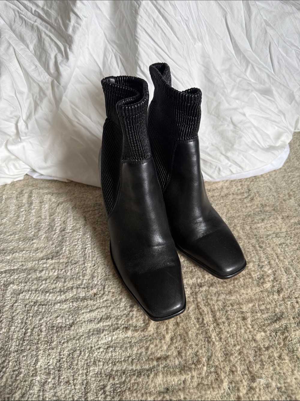 Vince Camuto Dasta Black Ankle Boots